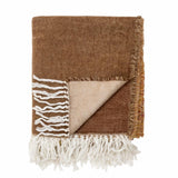 PLAID ARA THROW BROWN