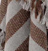 PLAID NANN THROW BROWN