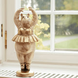 HIPPO BALLERINA FIGURINE