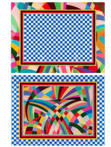 DECOR SET 2 TOVAGLIETTE RIGIDE RAINBOW