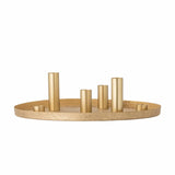 VASSOIO TONDO CON PORTA CANDELE MAGNETICO