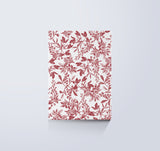 TO BE OR NOTE TACCUINO BIANCO "BURGUNDY"