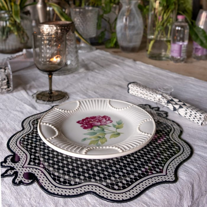 LE JARDIN SET 2 SOTTOPIATTI NERO