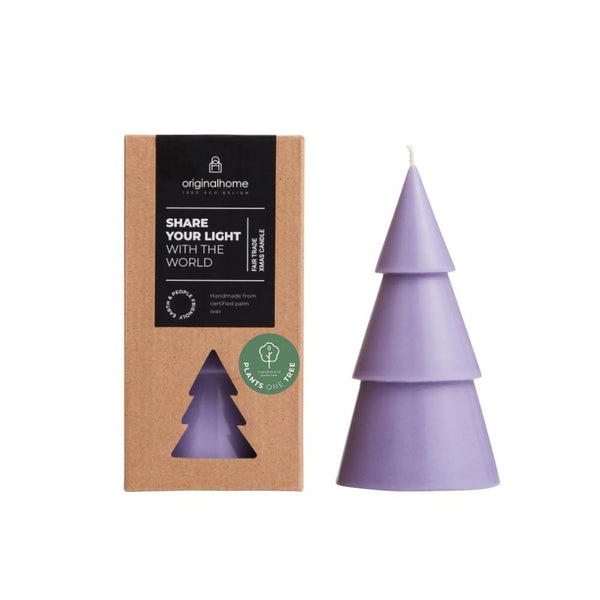 TREE CANDLE VIOLET L