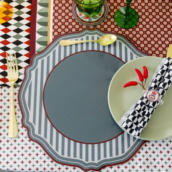 SET 2 SOTTOPIATTI NATALIZI VERDI