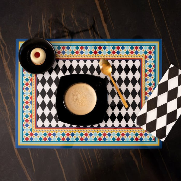 DECOR SET 2 TOVAGLIETTE RIGIDE FOULARD