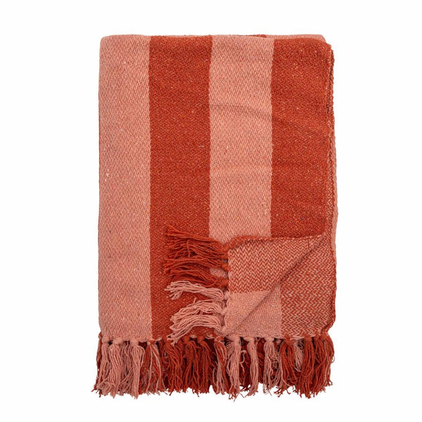 PLAID FRELLO THROW ORANGE