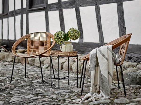 PLAID FIDAN THROW GREEN