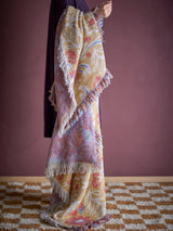 PLAID REIMS THROW YELLOW