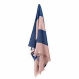 PLAID CADEO THROW BLUE