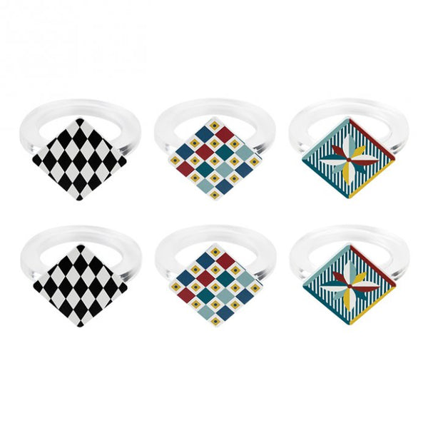 DECOR KIT ALLACCIA TOVAGLIOLI ROMBO FOULARD