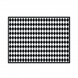 DECOR SET 2 TOVAGLIETTE RIGIDE TRASPARENTE FOULARD