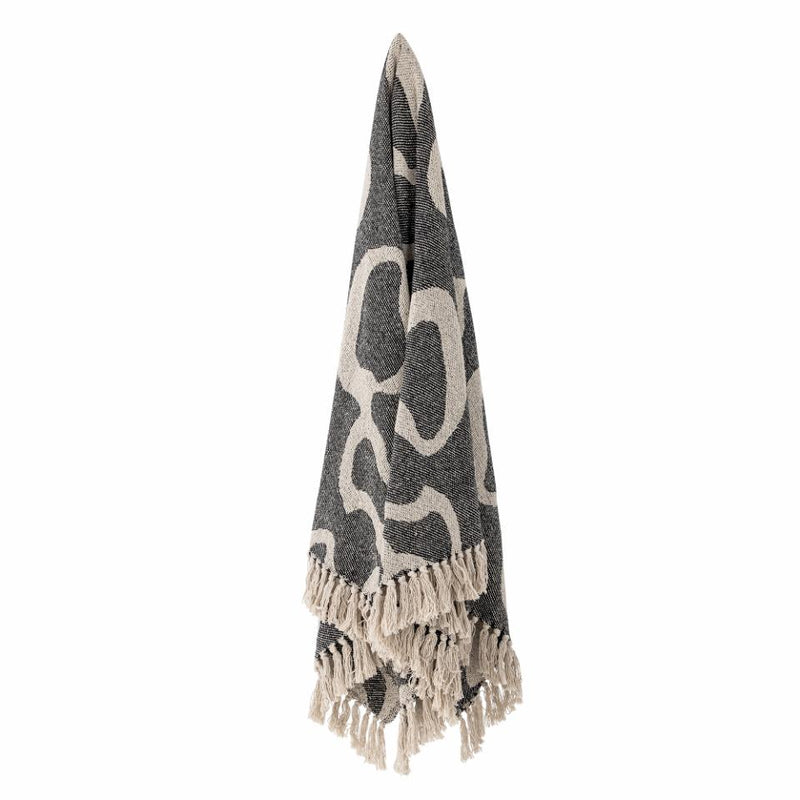 PLAID SALOBRE THROW BLACK