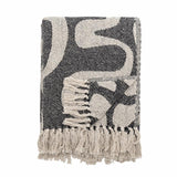 PLAID SALOBRE THROW BLACK