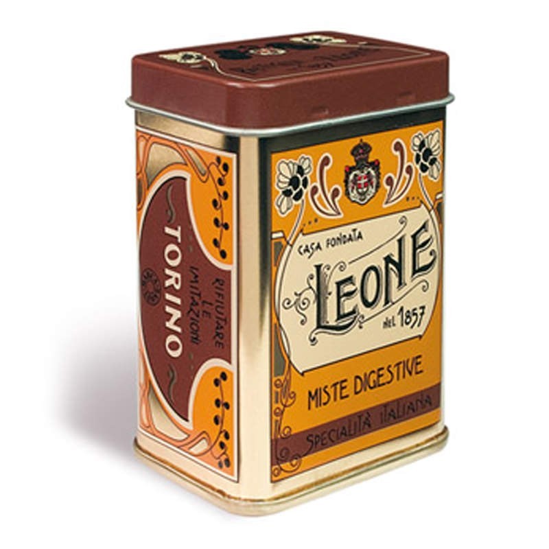 PASTIGLIE LEONE MISTE DIGESTIVE - SCATOLA IN LATTA