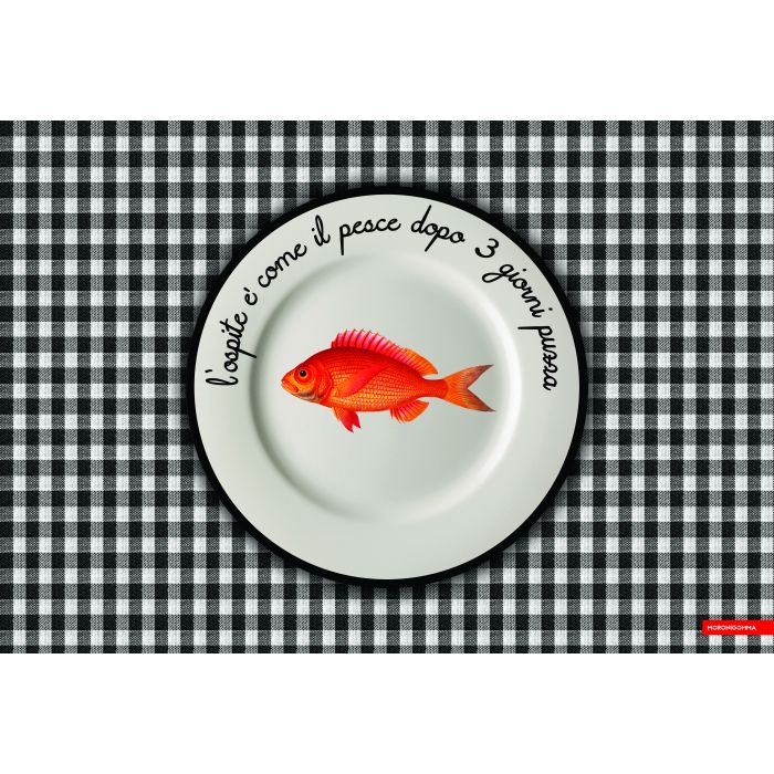 TOVAGLIETTA "L'OSPITE E' COME IL PESCE DOPO 3 GIORNI PUZZA"