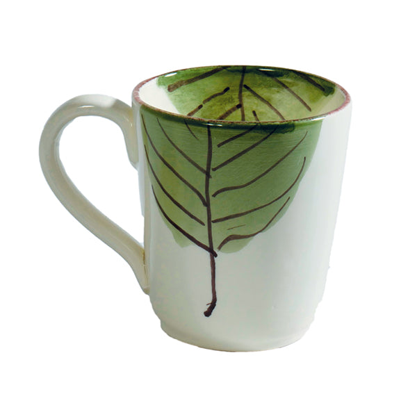 VIRGINIA CASA MUG "LAMINA" FOGLIA VERDE