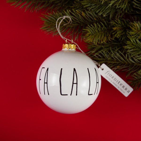 PALLA DI NATALE FA LA LA