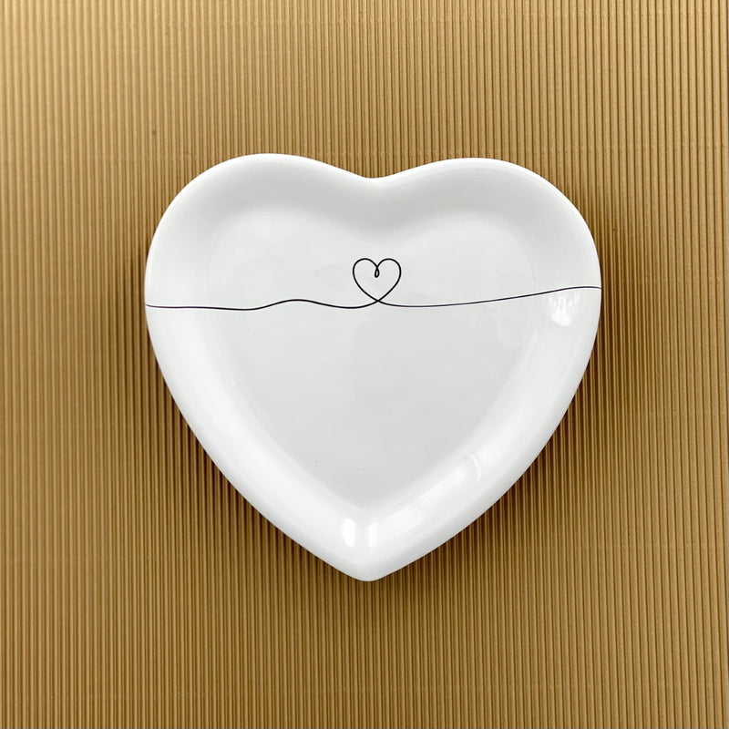 PIATTO CUORE CALLIGRAFA CUORE