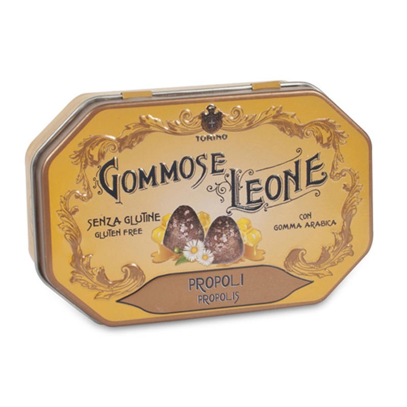 GOMMOSE LEONE PROPOLI - SCATOLA IN LATTA