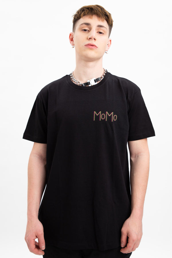 MOMO T-SHIRT "VERTICAL" NERA