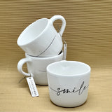 TAZZA DA COLAZIONE CALLIGRAFA SMILE