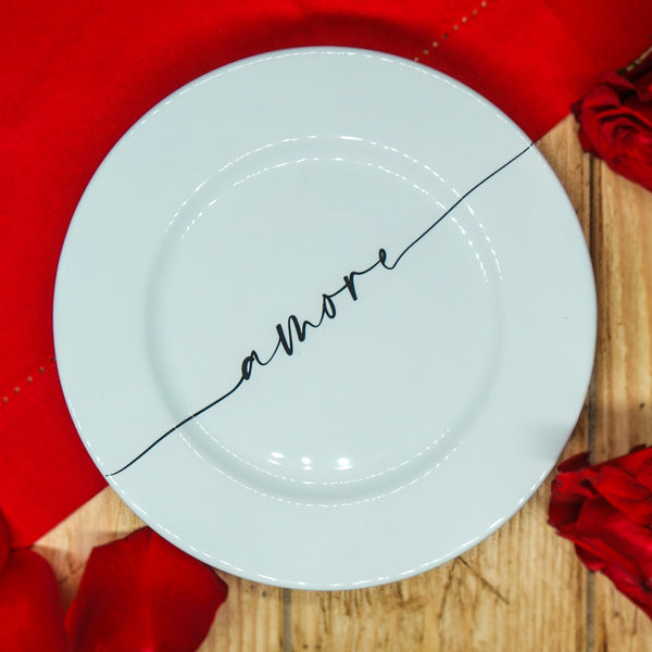 PIATTO DOLCE CALLIGRAFA AMORE