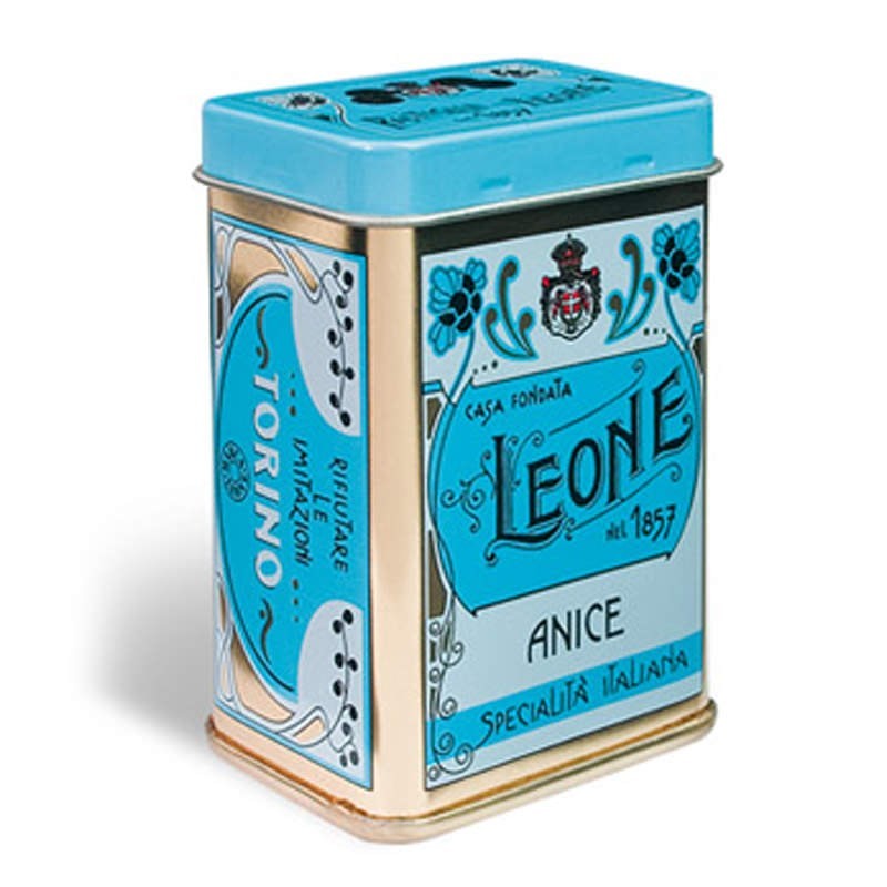 PASTIGLIE LEONE ANICE - SCATOLA IN LATTA