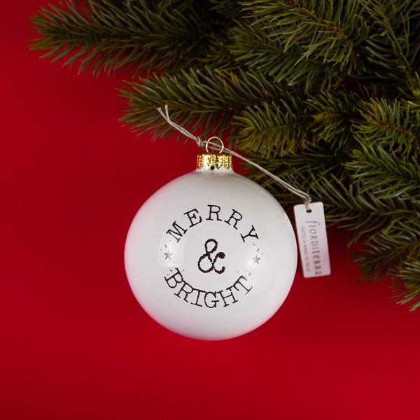 PALLA DI NATALE MERRY & BRIGHT