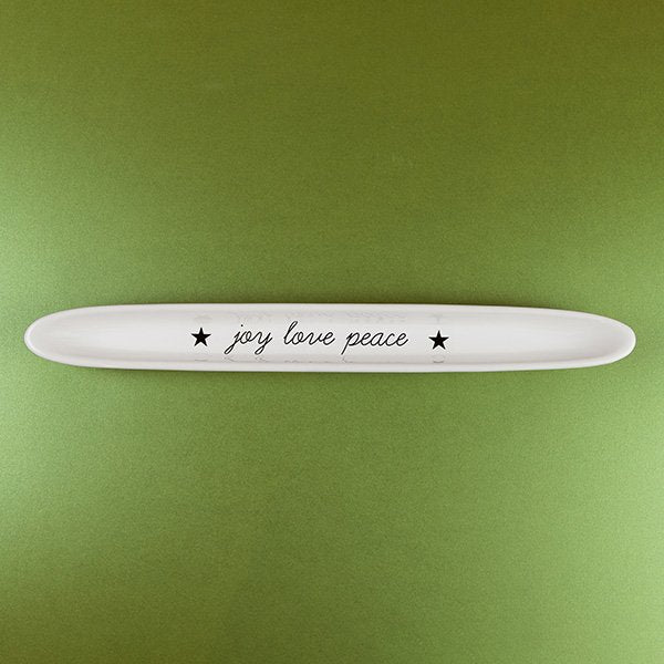 VASSOIO PORTA OLIVE JOY LOVE PEACE