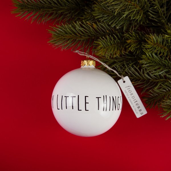 PALLA DI NATALE ENJOY LITTLE THINGS