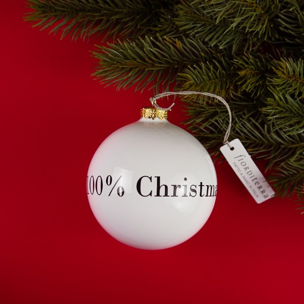 PALLA DI NATALE 100% CHRISTMAS