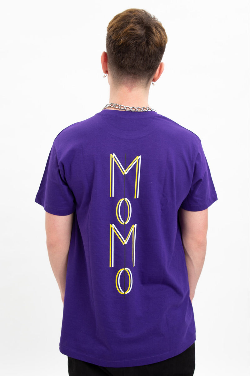 MOMO T-SHIRT "VERTICAL" PURPLE