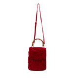LA MILANESA SALOME' BORSA IN LANA BORDEAUX